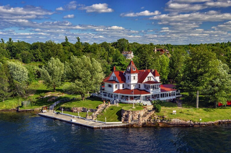 Victorian House on Lake