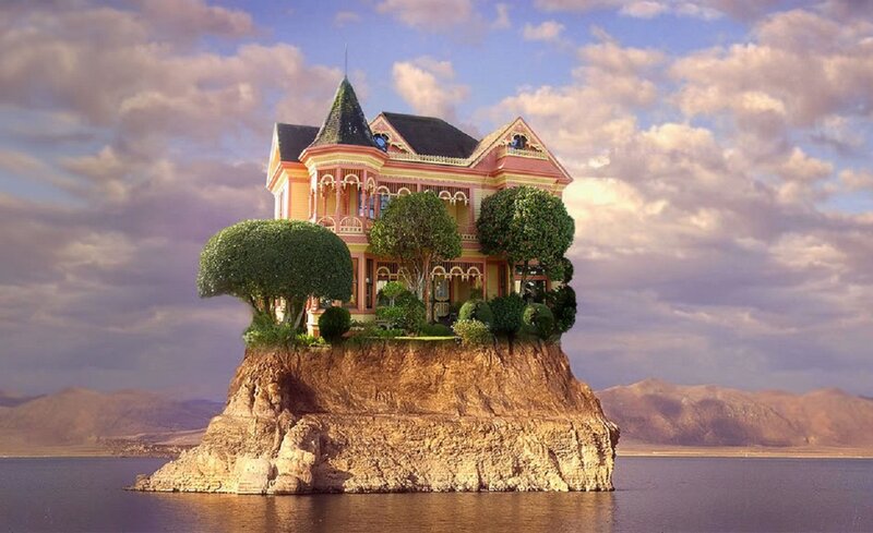 Victorian House on Rock