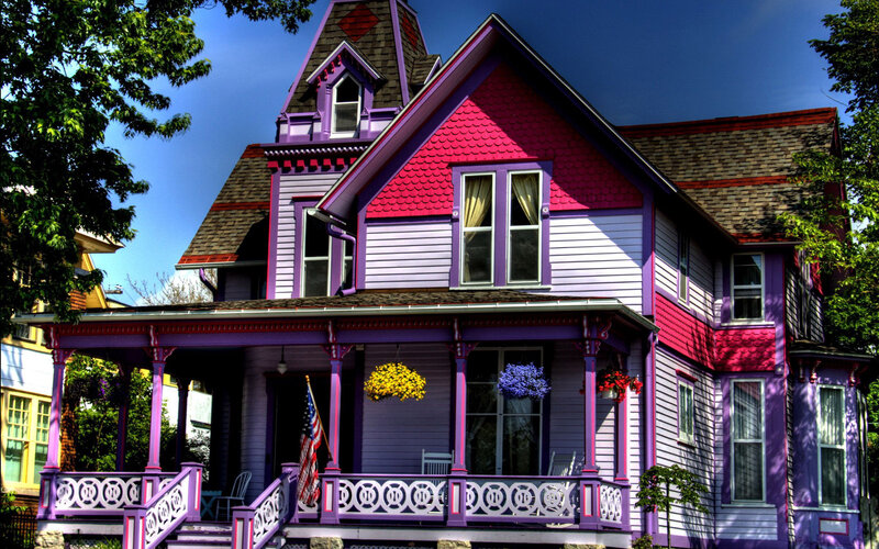 Victorian House — Purple
