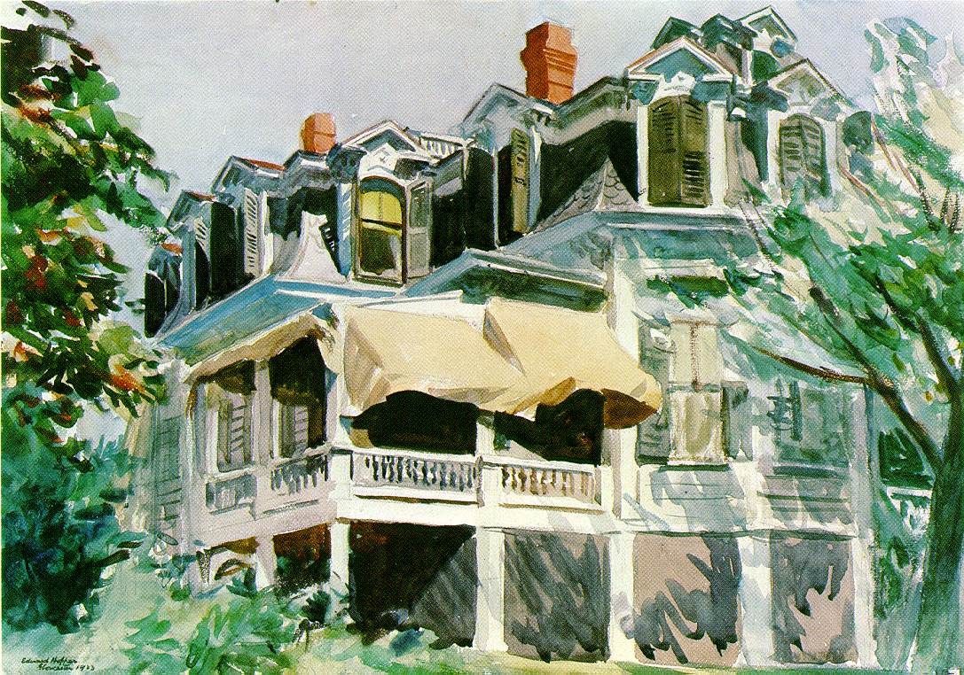 Victorian House with Awning