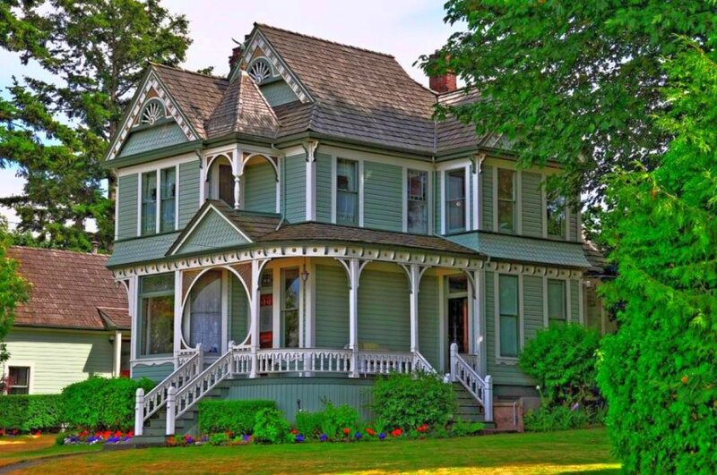 Victorian house with porch