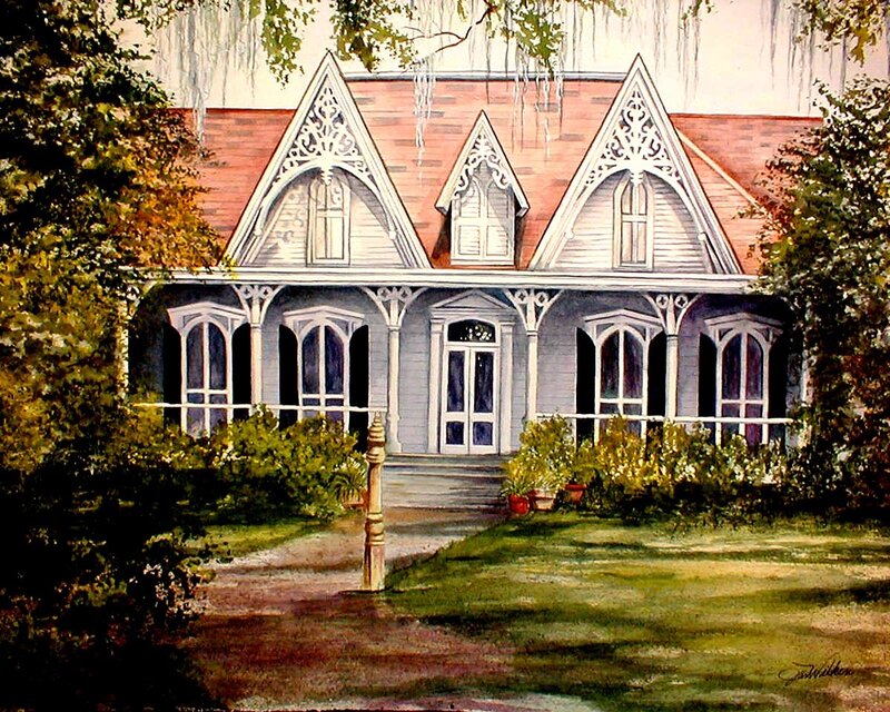 Victorian house with porch
