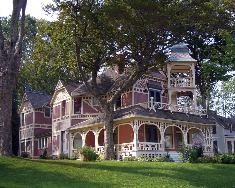 Victorian house with porch and tower