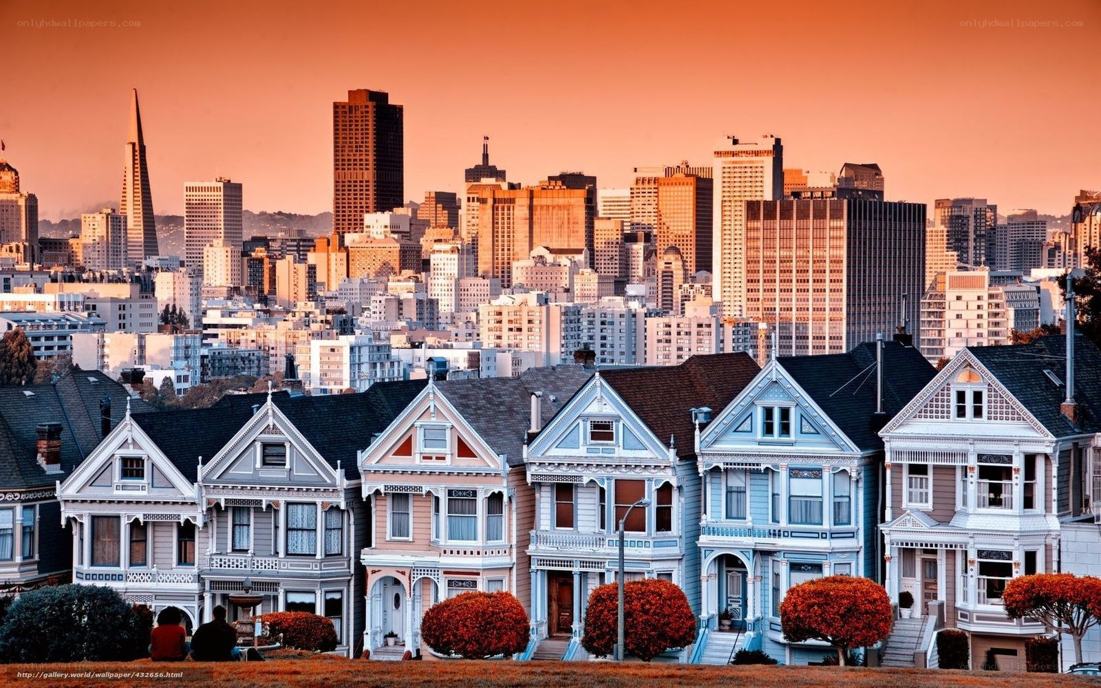 Victorian houses in San Francisco