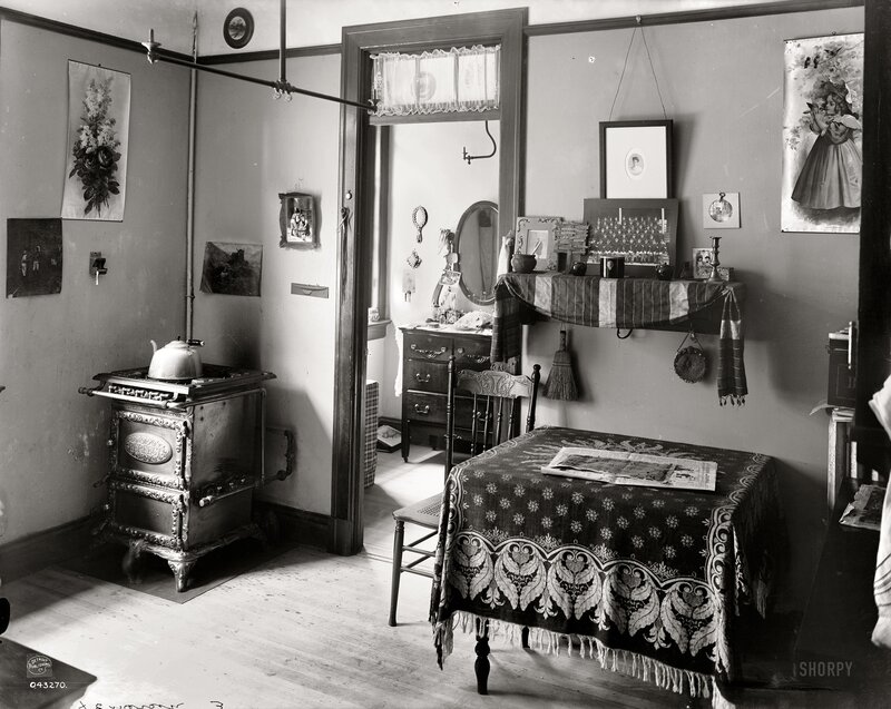 Victorian kitchen interior