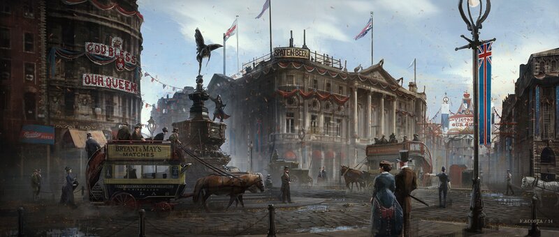 Victorian London Street