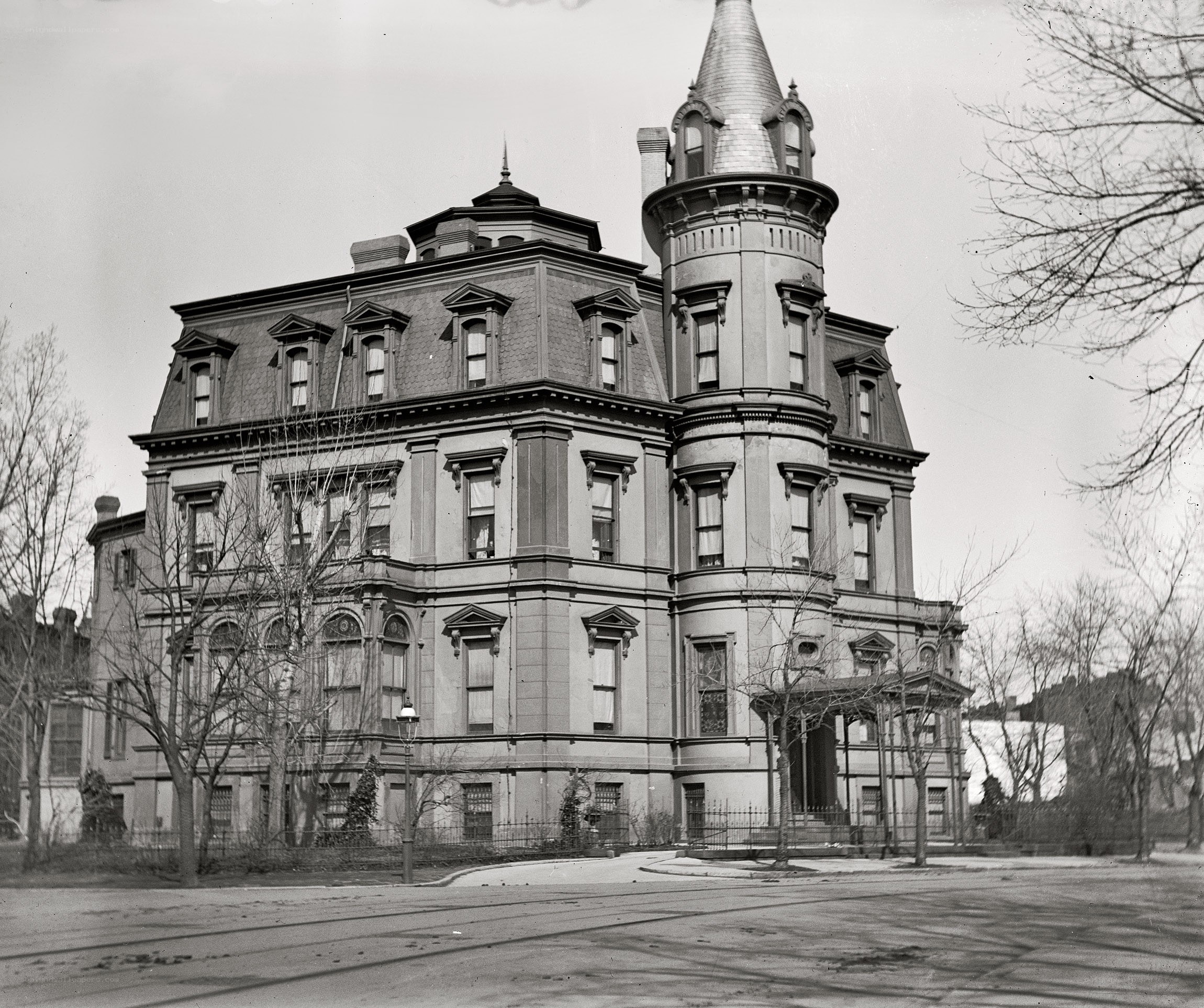 Victorian mansion with turret
