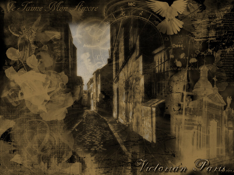 Victorian Paris collage