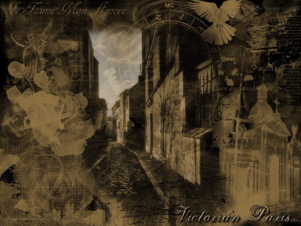 Victorian Paris collage