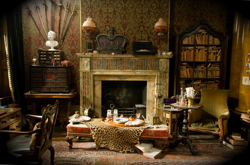Victorian study room