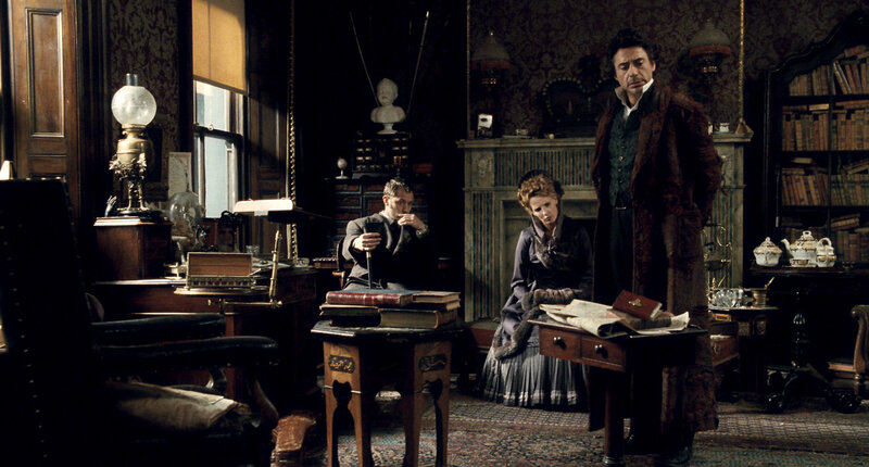 Victorian study scene
