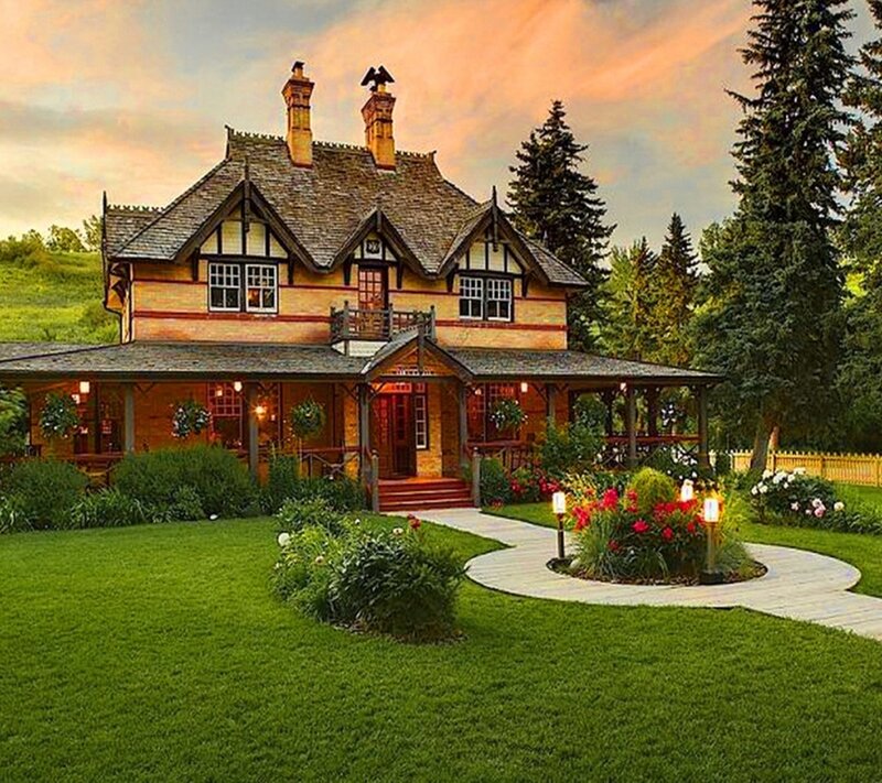 Victorian-style House — Green