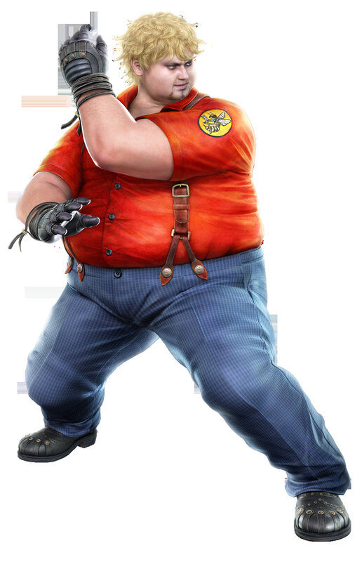 video game character in red shirt