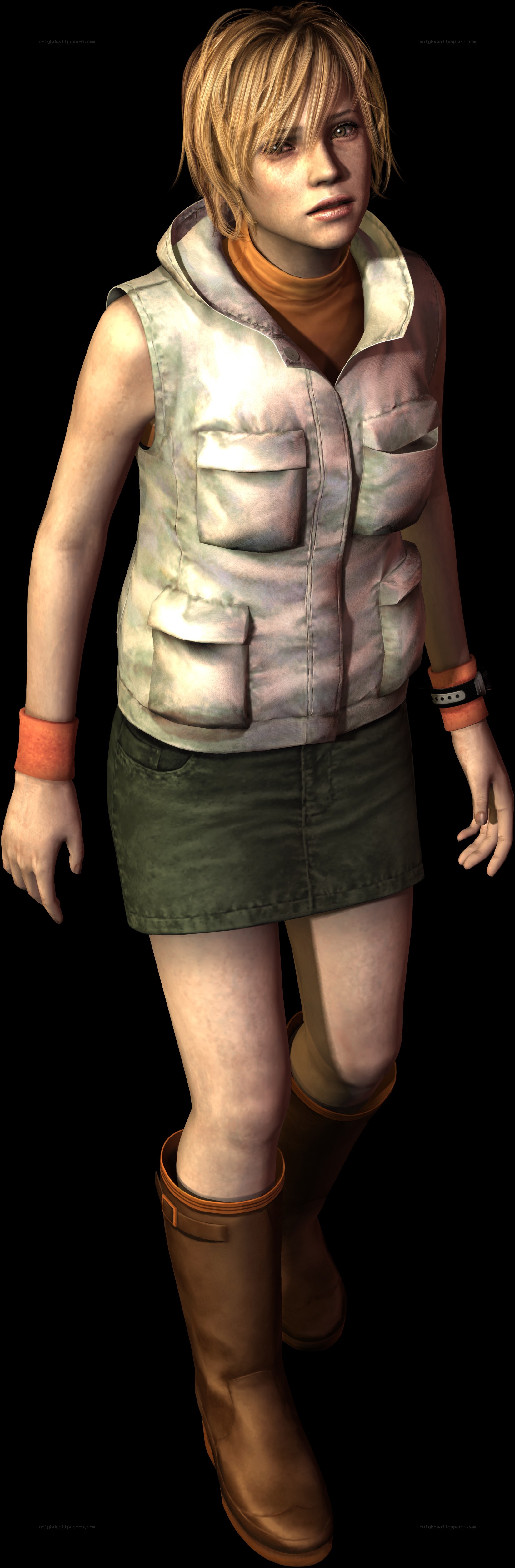 video game character in vest