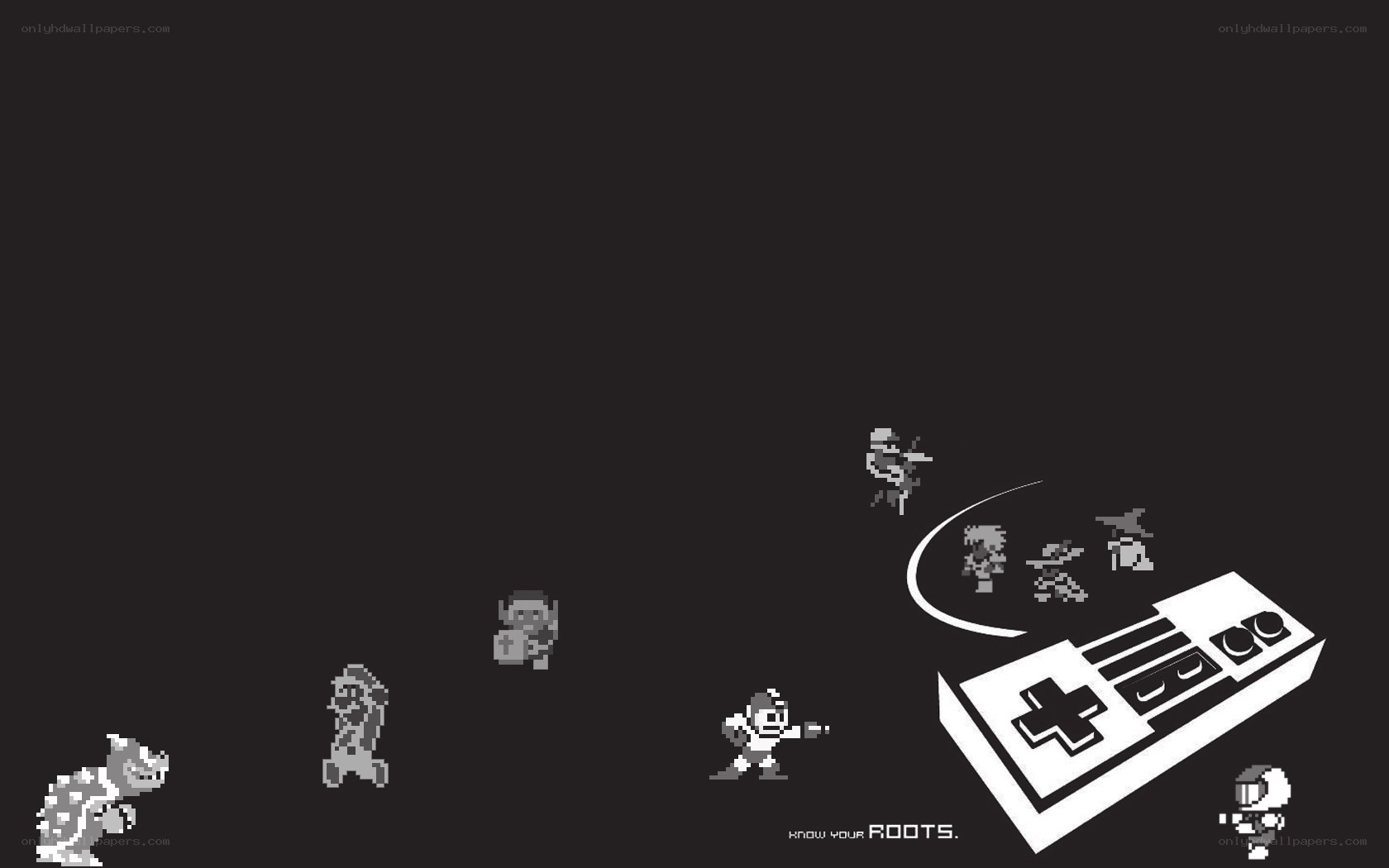 Video game characters and controller