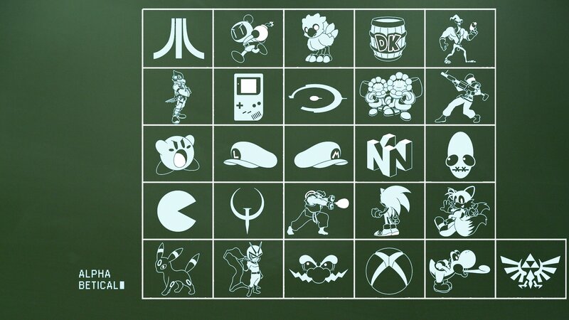 Video Game Characters and Logos