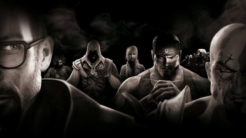 Video Game Characters — Black, Dark, Dramatic