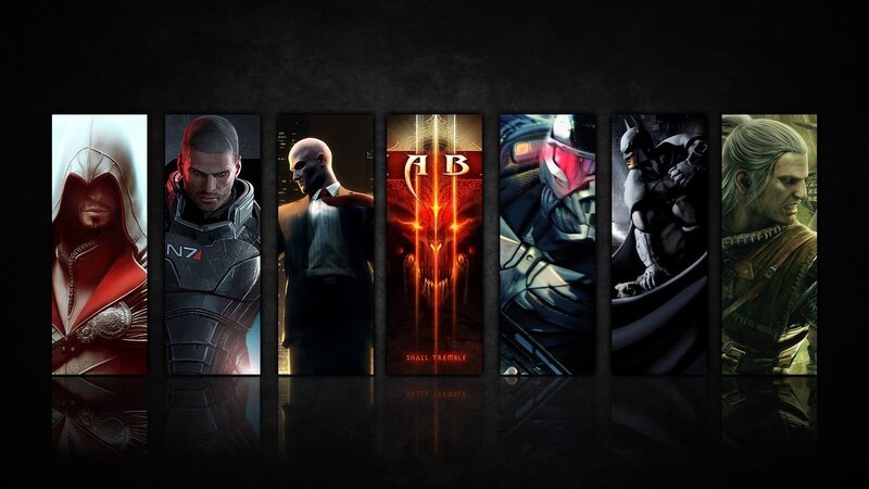 Video Game Characters — Black, Dramatic, Digital Art, Assassin's Creed