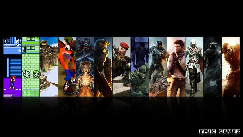 Video Game Characters — Black, Dramatic, Digital Art, Game Scenes