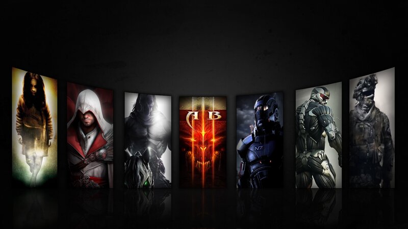 Video Game Characters — Black, Dramatic, Digital Art, Ghost