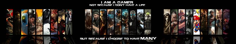 Video Game Characters — Black, Dramatic, Digital Art, Text