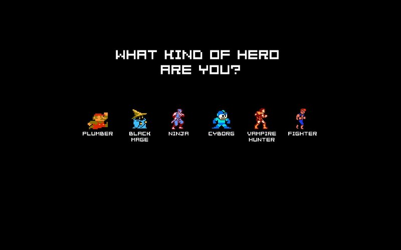 Video Game Characters — Black, Neutral