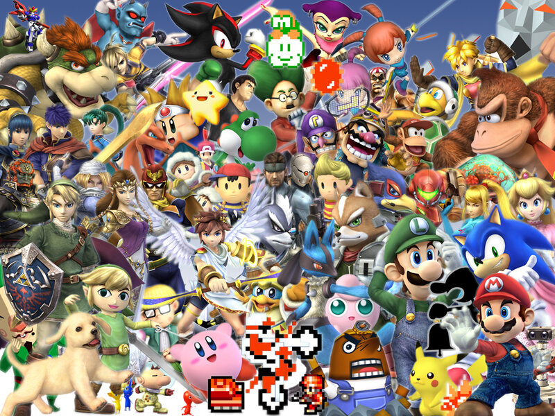 Video Game Characters — Blue, Chaotic