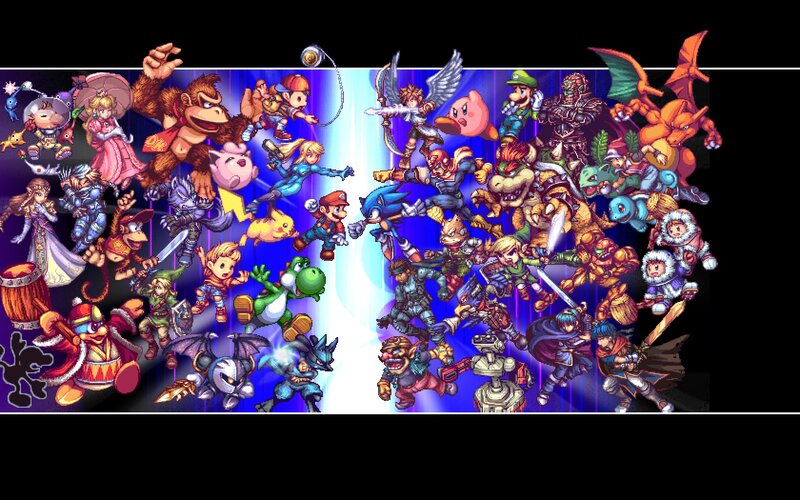 Video Game Characters — Blue, Dynamic