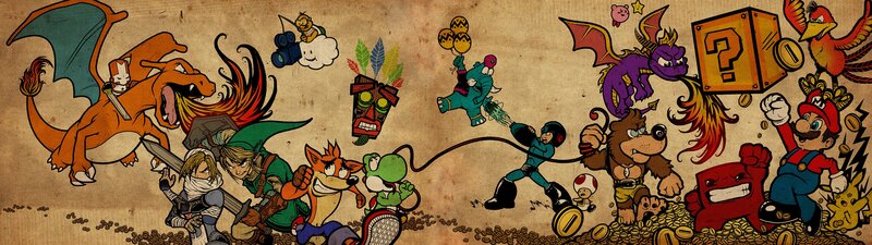 Video Game Characters — Brown