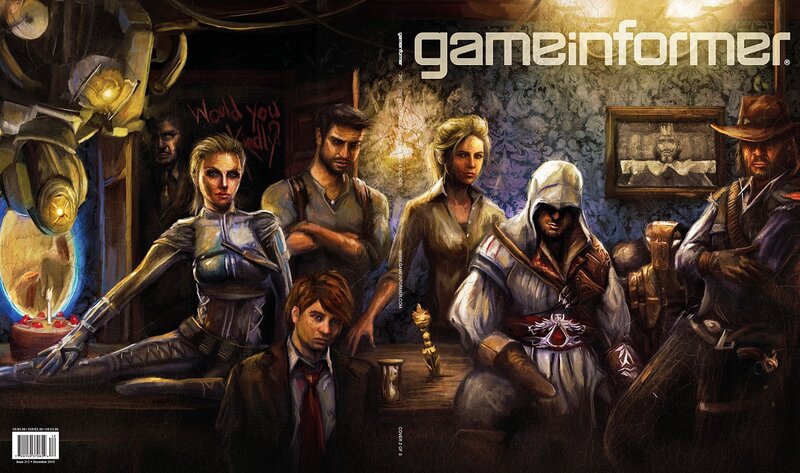 Video Game Characters in Bar