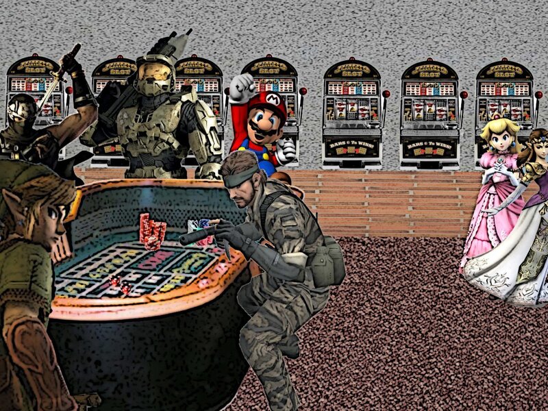 Video game characters in casino