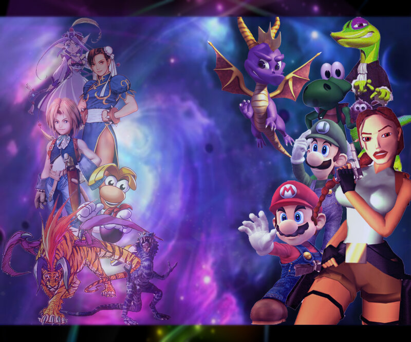 Video Game Characters — Purple, Dramatic