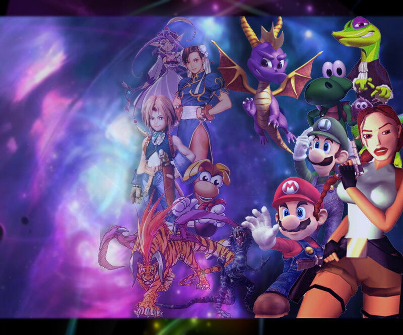 Video Game Characters — Purple, Fantastic