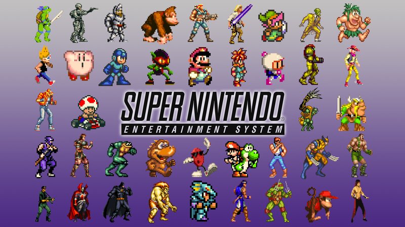 Video Game Characters — Purple, Nostalgic, Pixel Art