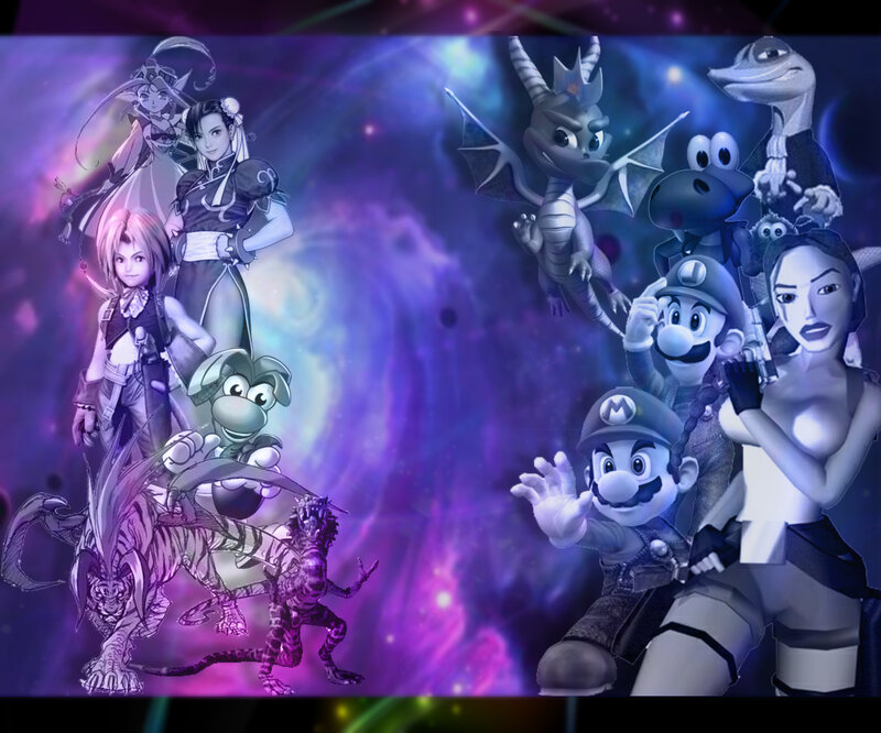 Video Game Characters — Purple