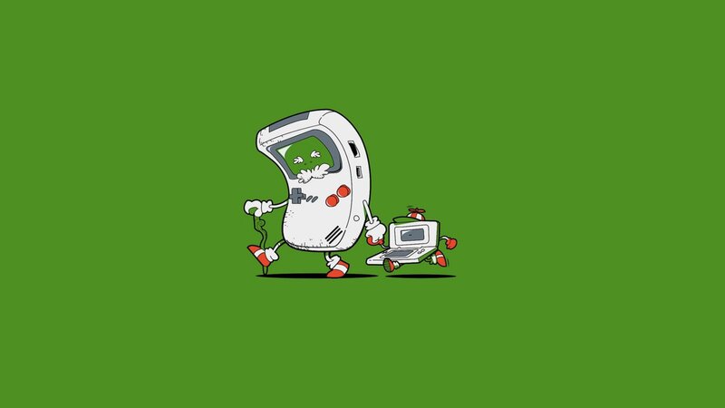 video game characters walking