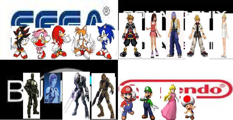 Video Game Characters — White, Neutral