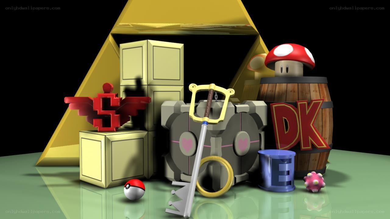 video game collectibles display
