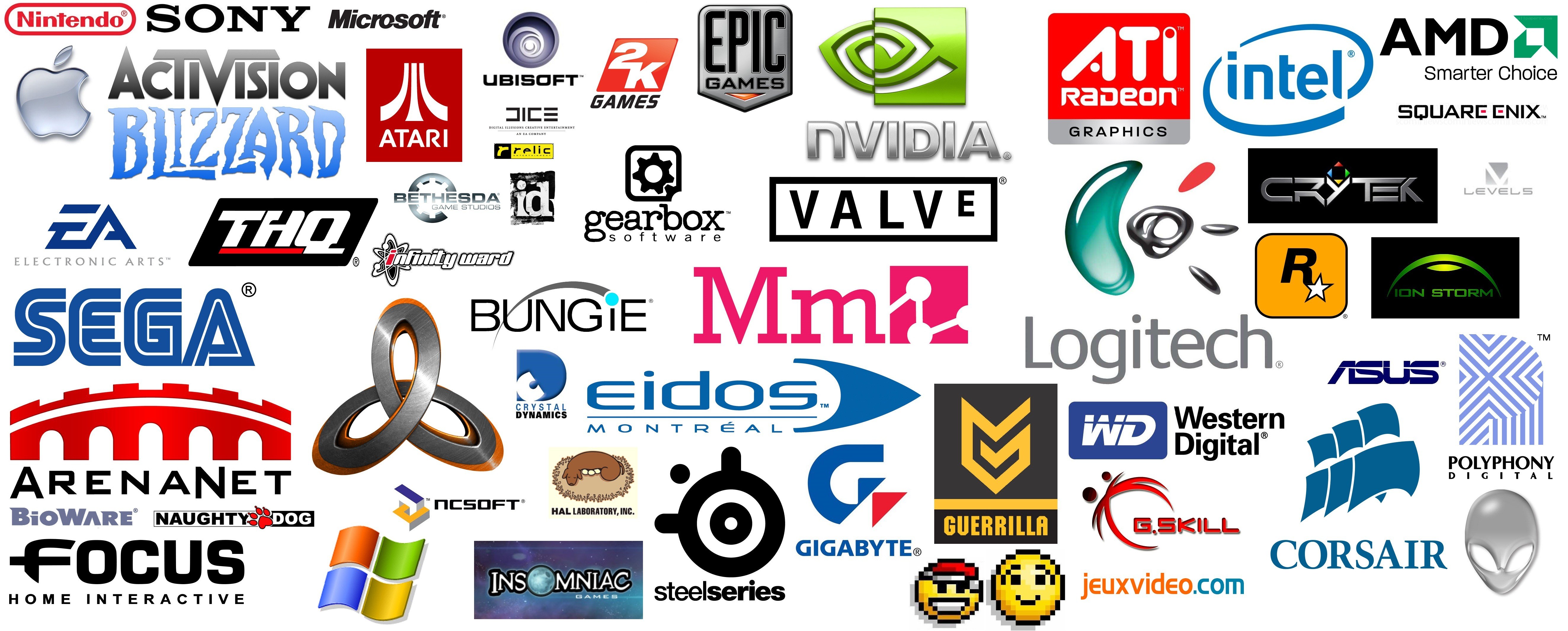 Video game company logos