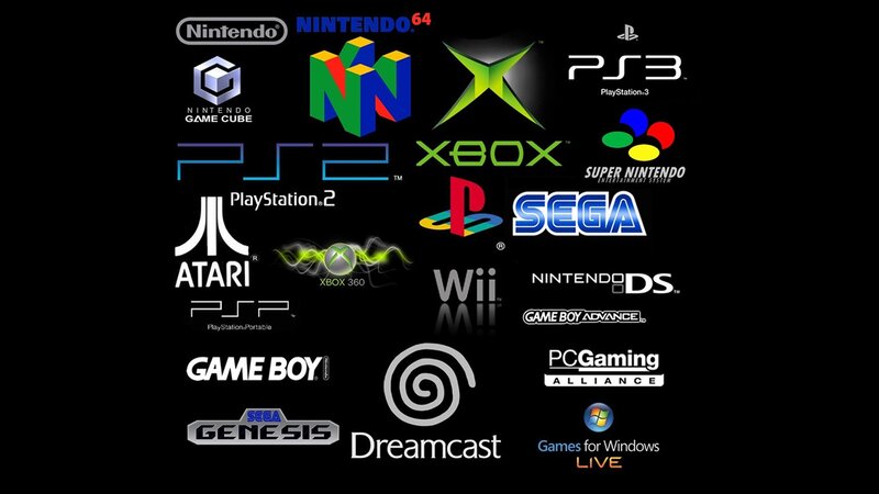 video game console logos