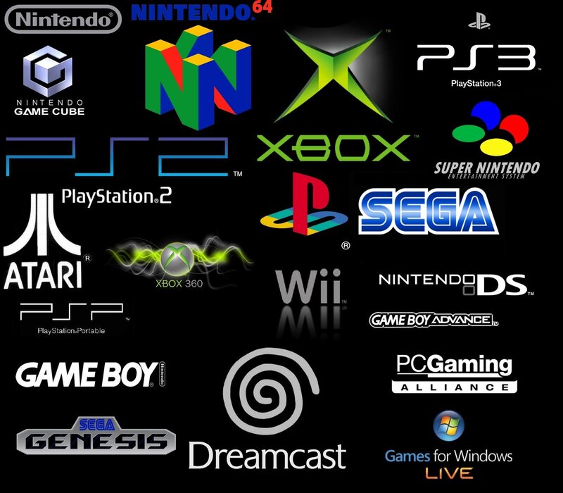 video game console logos