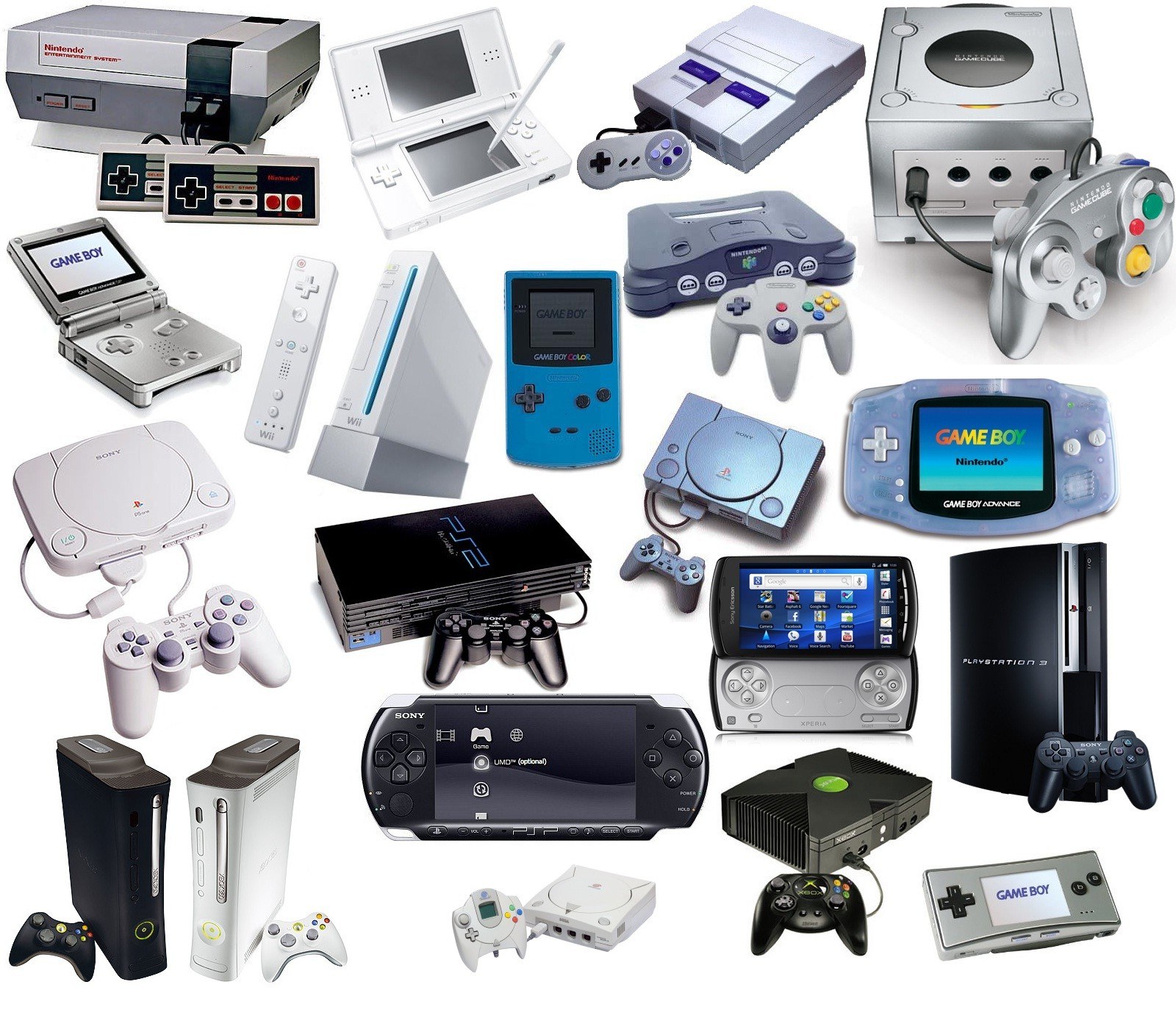 Video game consoles and handhelds