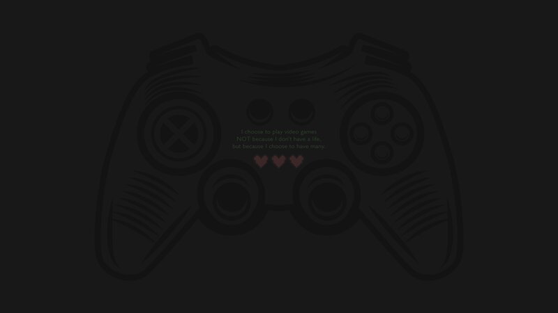 Video Game Controller — Black, Minimalist, Digital Art