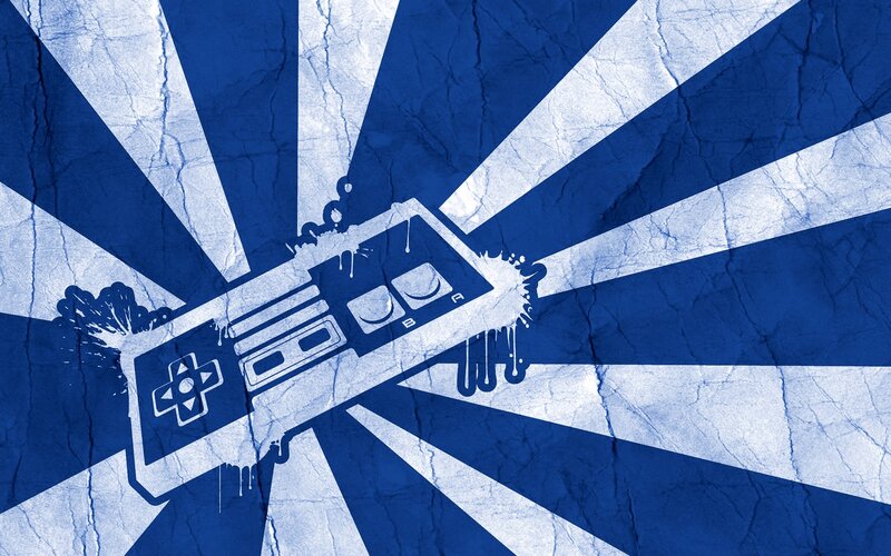 Video Game Controller — Blue
