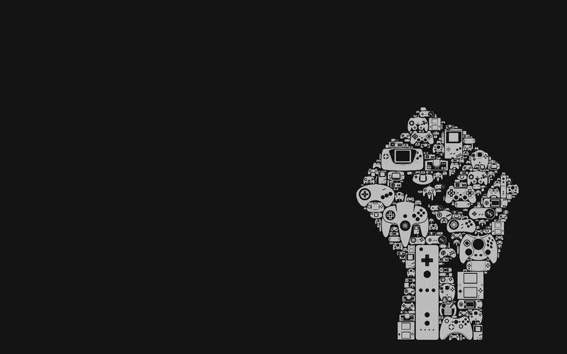 video game controller mosaic