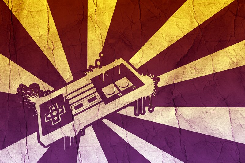 Video Game Controller — Purple