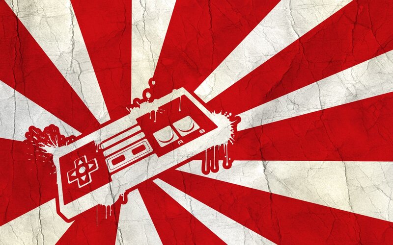 Video Game Controller — Red, Dramatic