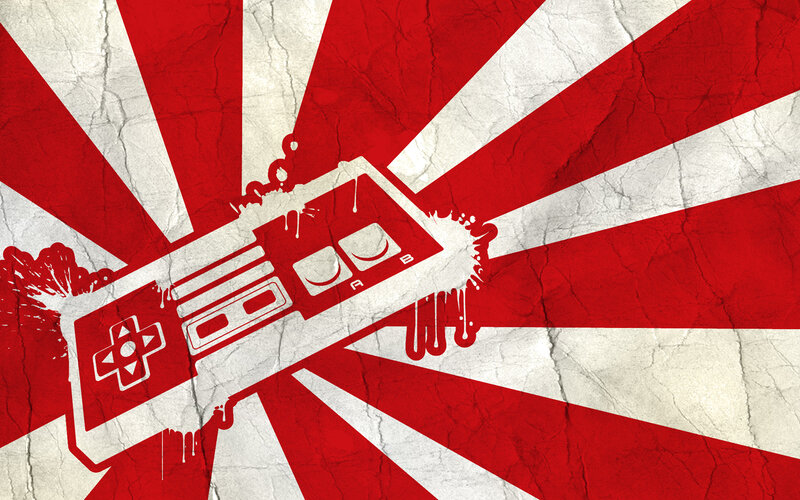 Video Game Controller — Red, Dynamic, Digital Art