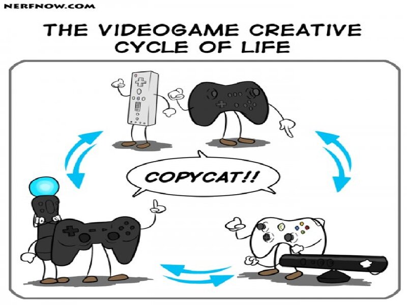 Video Game Controllers — Black, Humorous