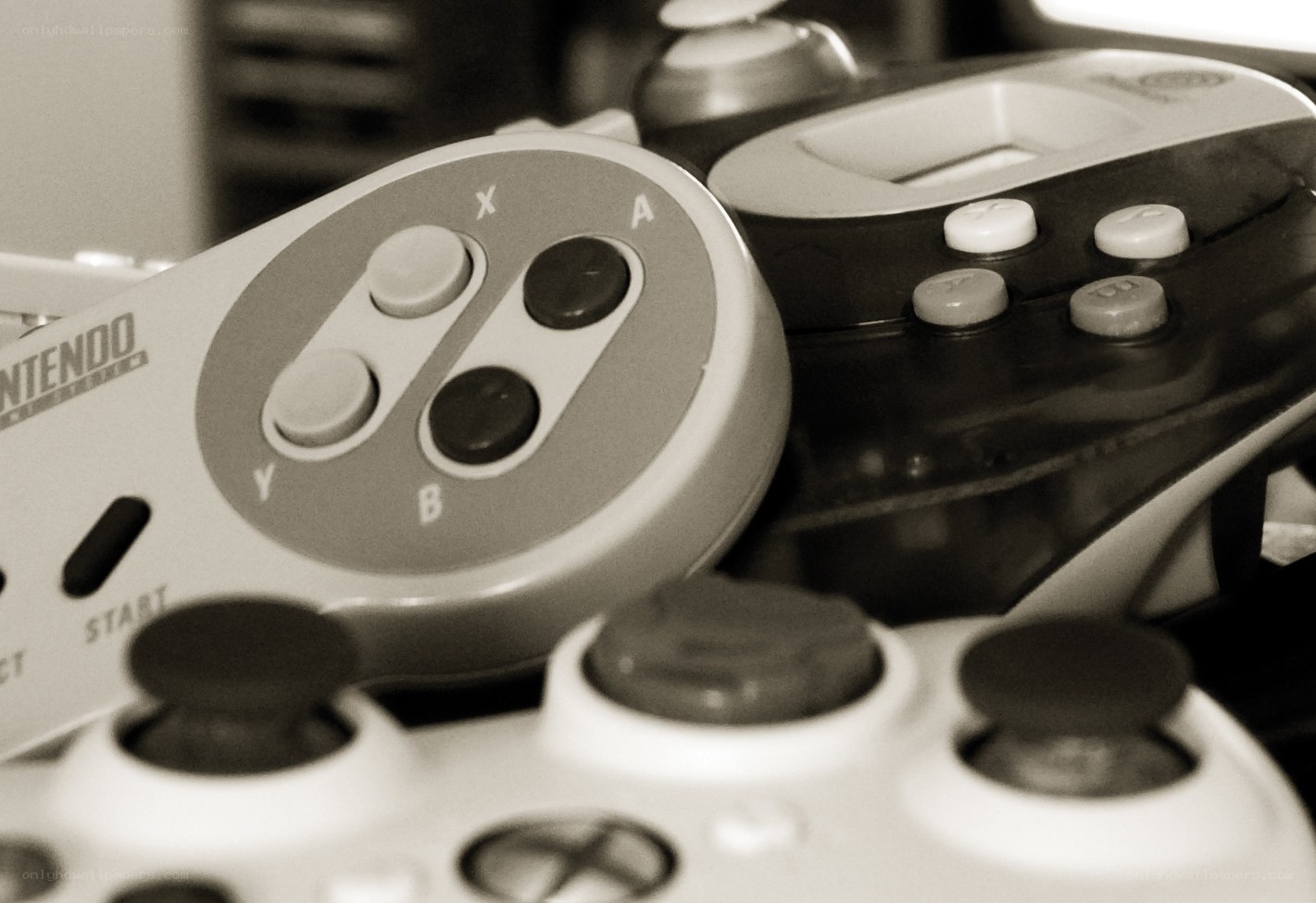 video game controllers collection